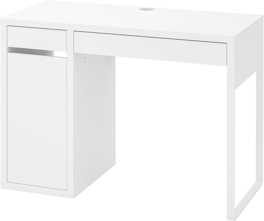 Bureau Micke Ikea blanc style scandinave