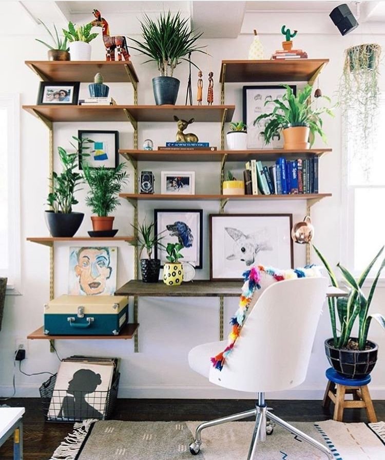 Déco bureau zen et creatif colore