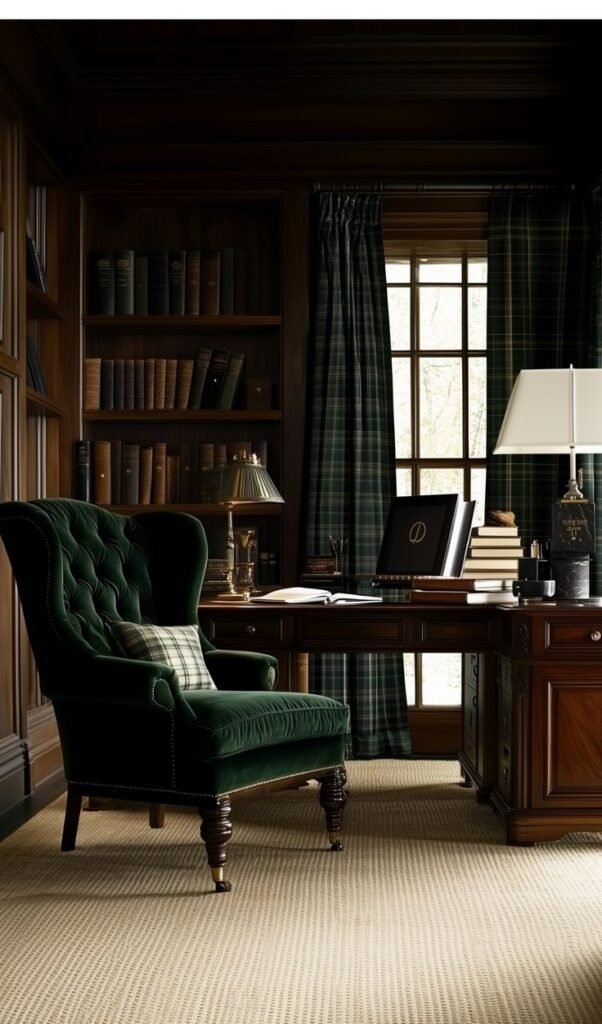 Déco style anglais bureau Ralph Lauren