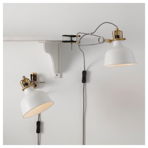 Lampe à pince ikea blanche