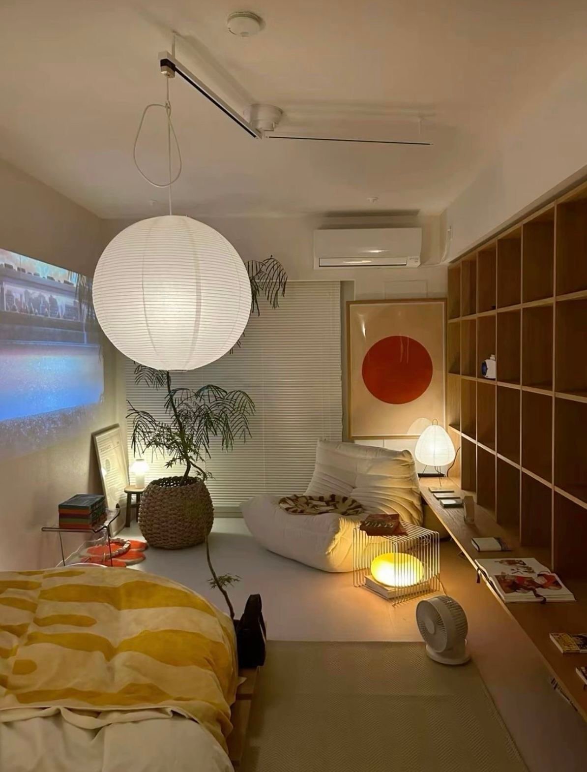 1 Déco chambre ado style japonais lit bas
