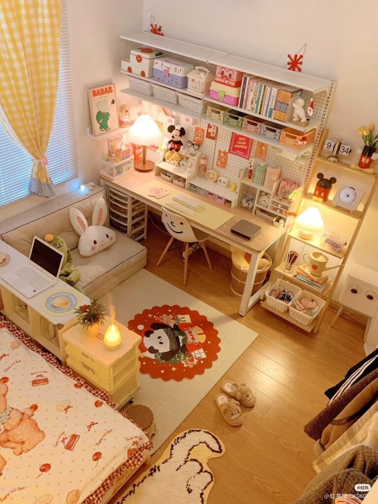 7 Bureau et chambre deco ado japonaise kawaii