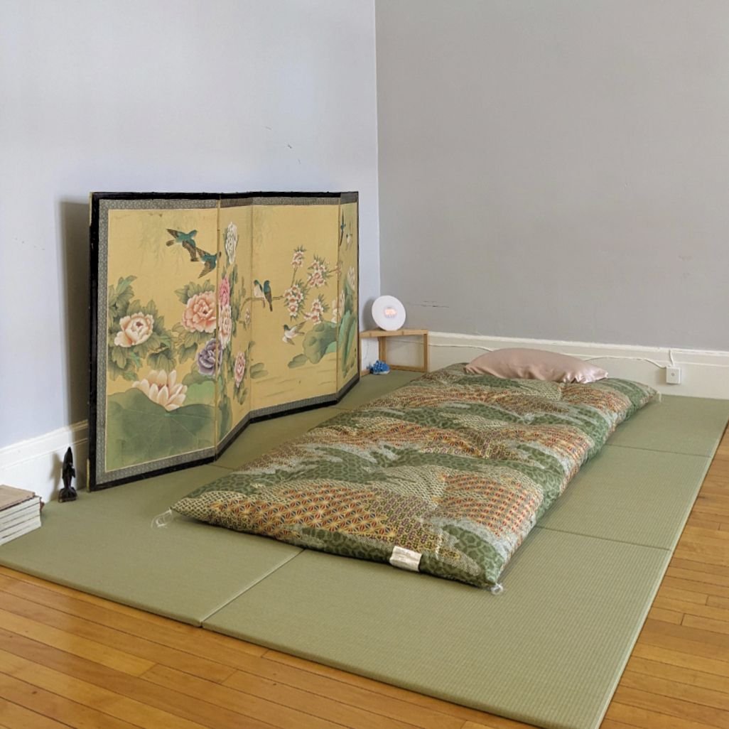 7 Chambre deco ado avec lit sur tatami