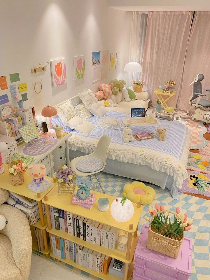 7 Déco ado chambre style japonaise pastel kawaii