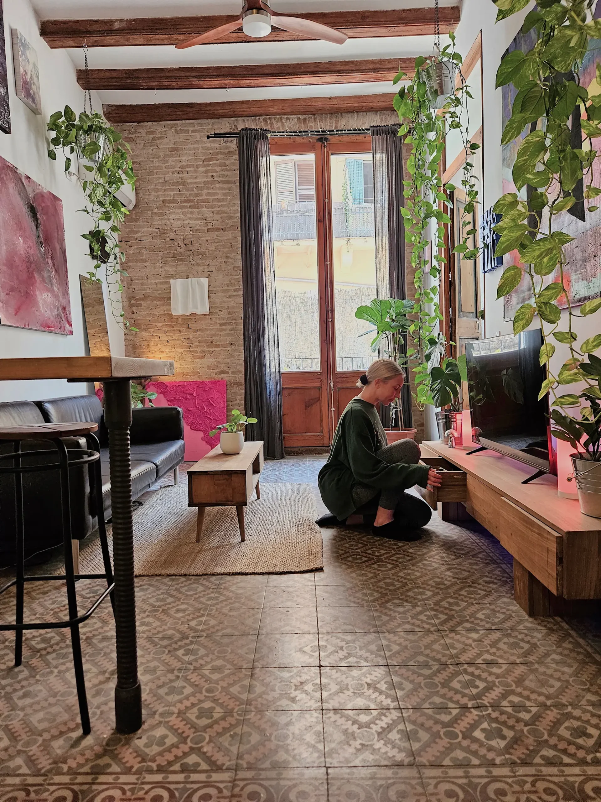 Appartement Hannah Deau salon style boheme