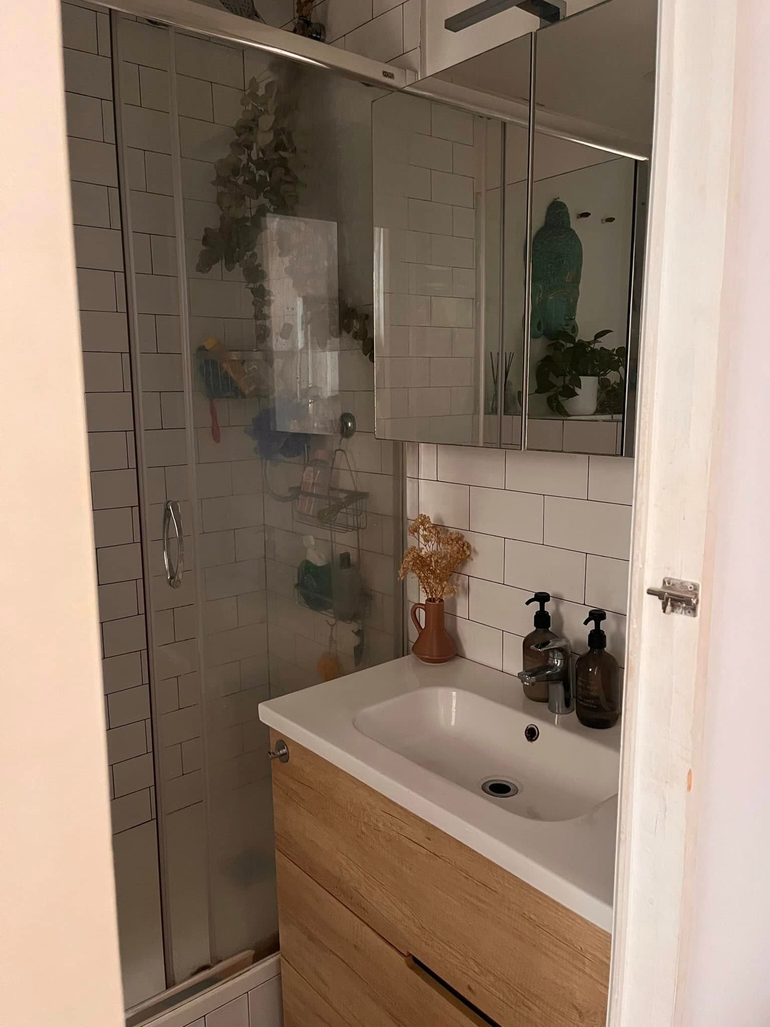 Appartement boheme Hannah Deau salle de bain