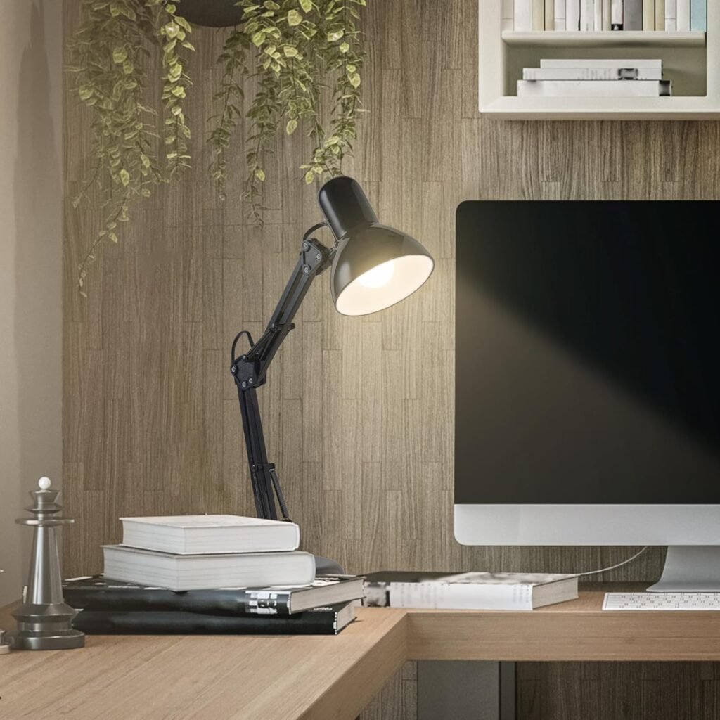 BK Licht lampe de bureau orientable noire