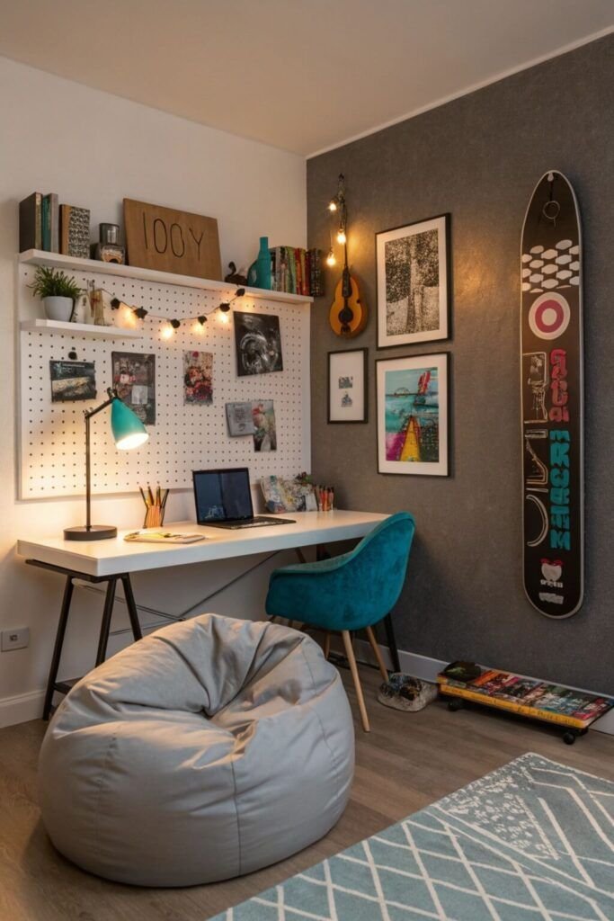 Bureau ado garcon style skater