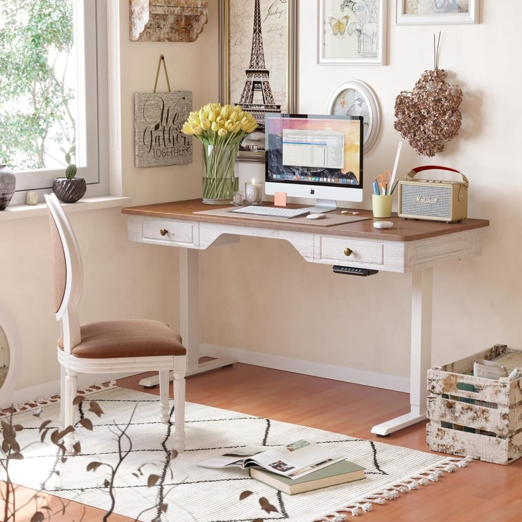 Bureau assis debout style ancien Fezibo
