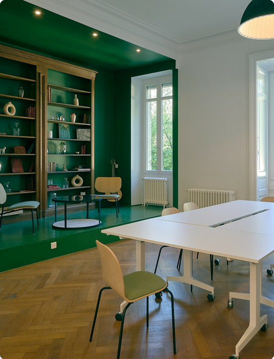 Bureaux professionnels avec espace detente Fairspace