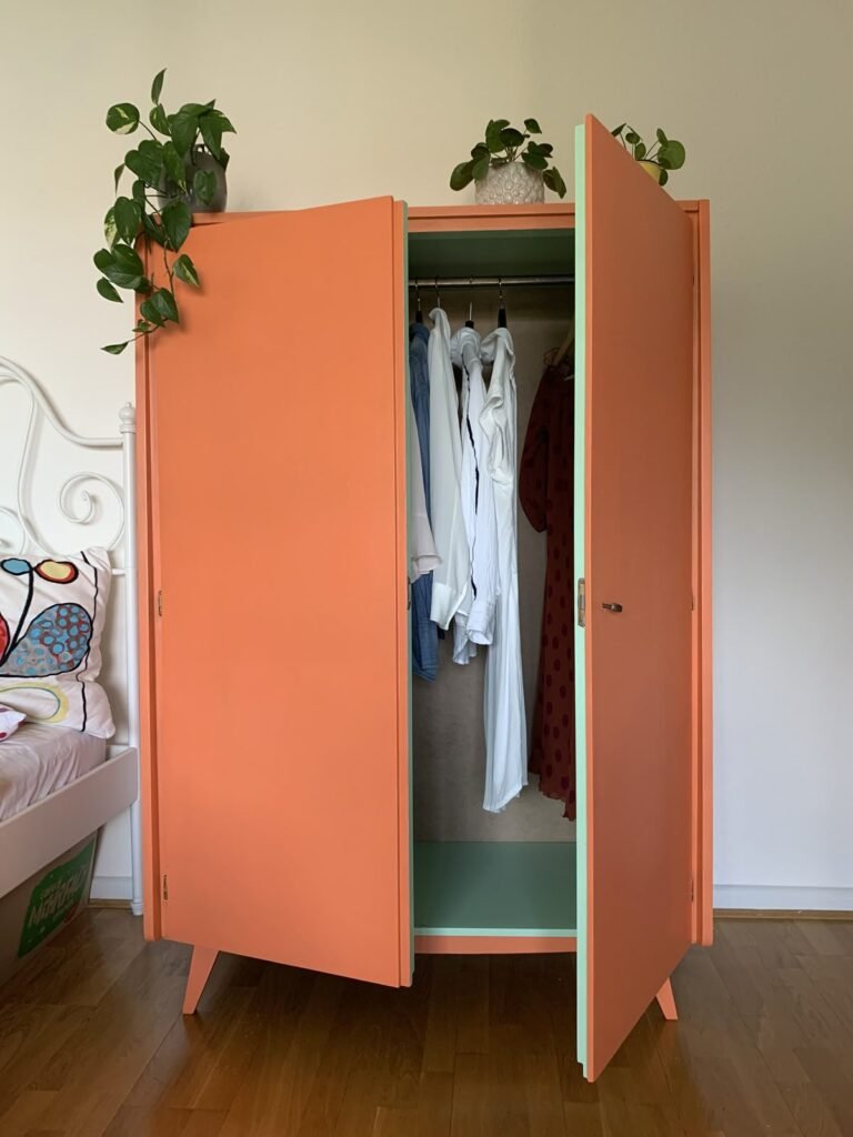 Deco chambre ado vintage secretaire pieds compas relooke