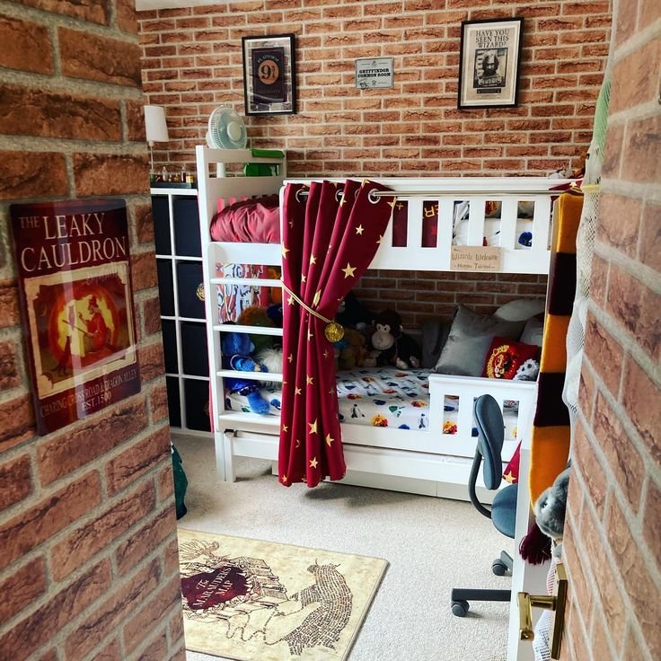Deco chambre double harry potter avec mezzanine