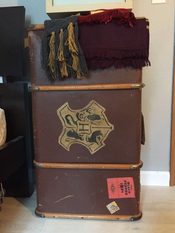 Deco chambre harry potter valise ancienne