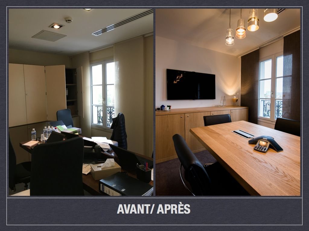 Decorer bureau professionnel avant apres par 1001ideesdedecoration