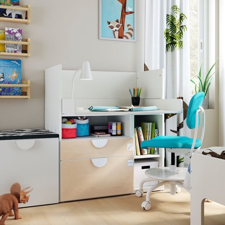 Idee bureau enfant avec chaise reglable