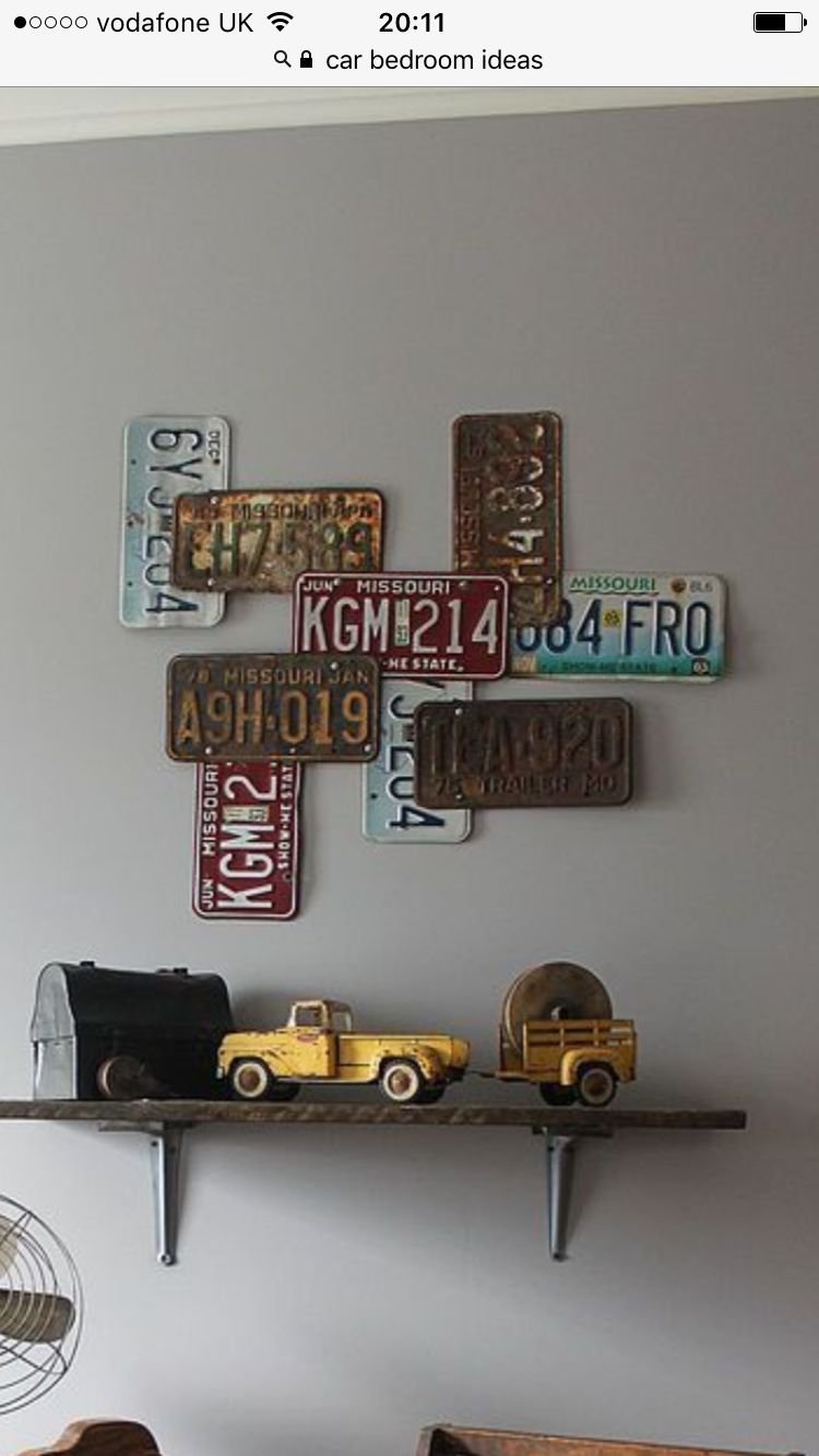 Idee deco bureau ado garcon theme voiture