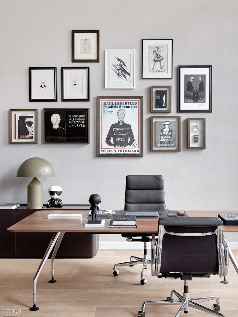 Idee deco bureau homme bureaux de lagerfeld a amsterdam interior design