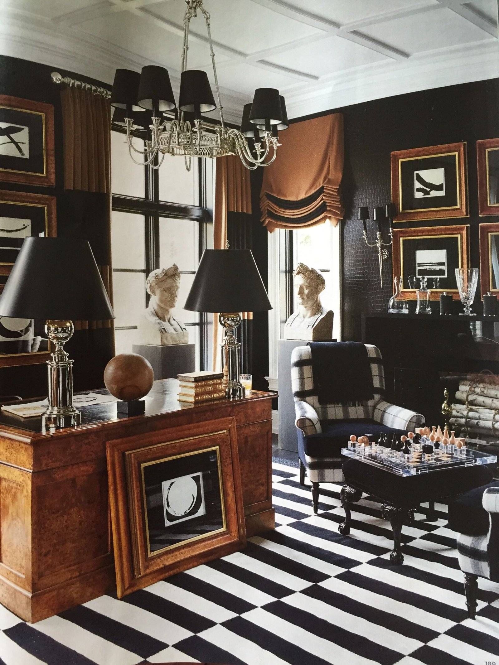 Idee deco bureau homme chic