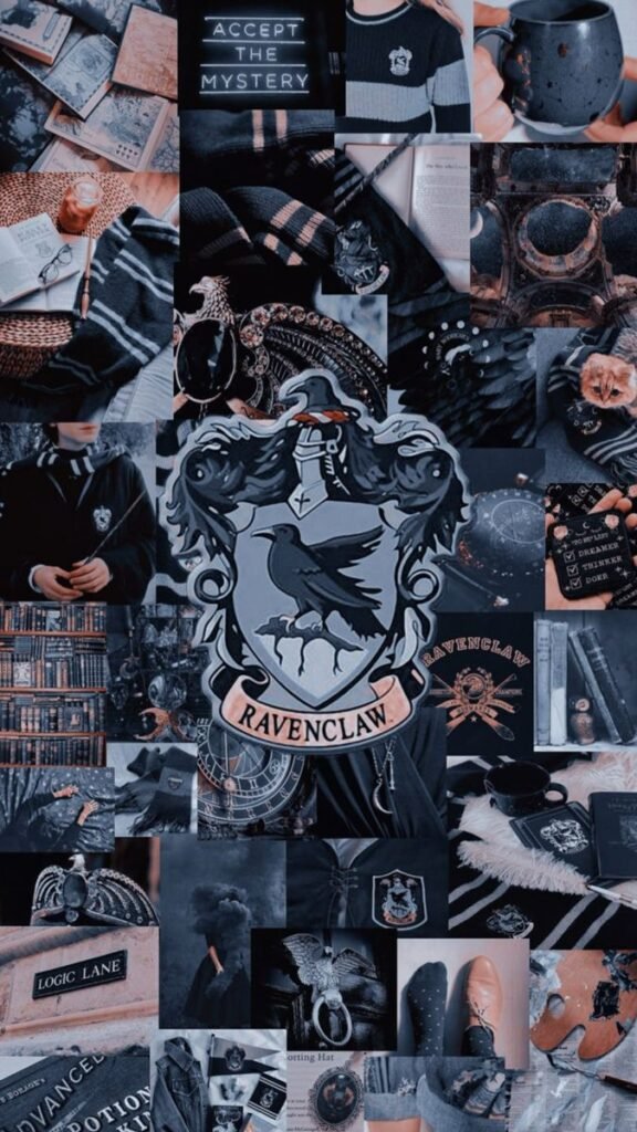 Moodboard deco chambre harry potter serdaigle