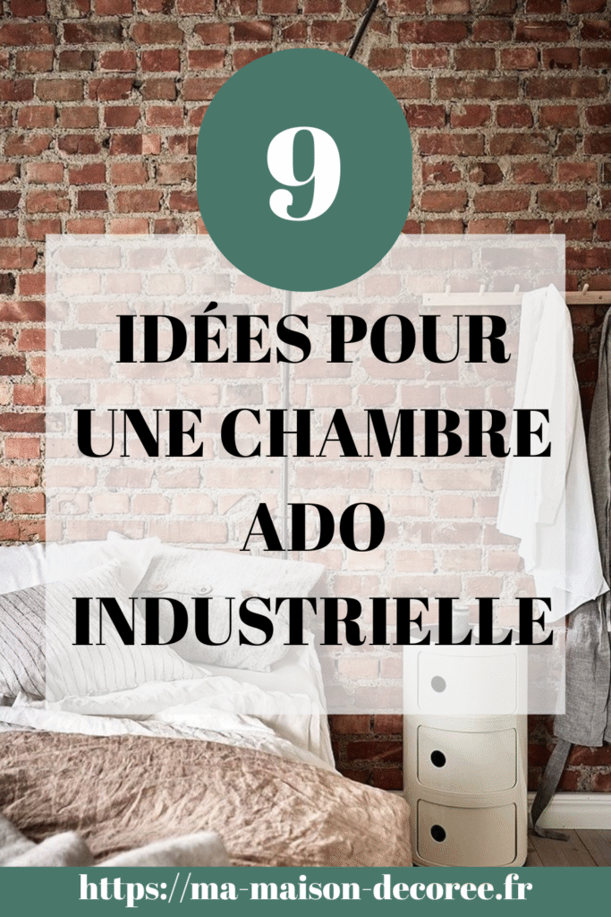 9 idées chambre ado industriel