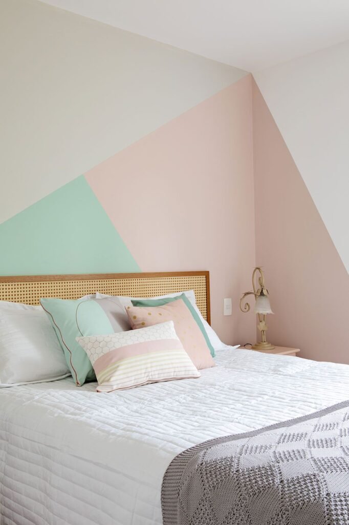 Chambre ado couleurs pastel scandinave