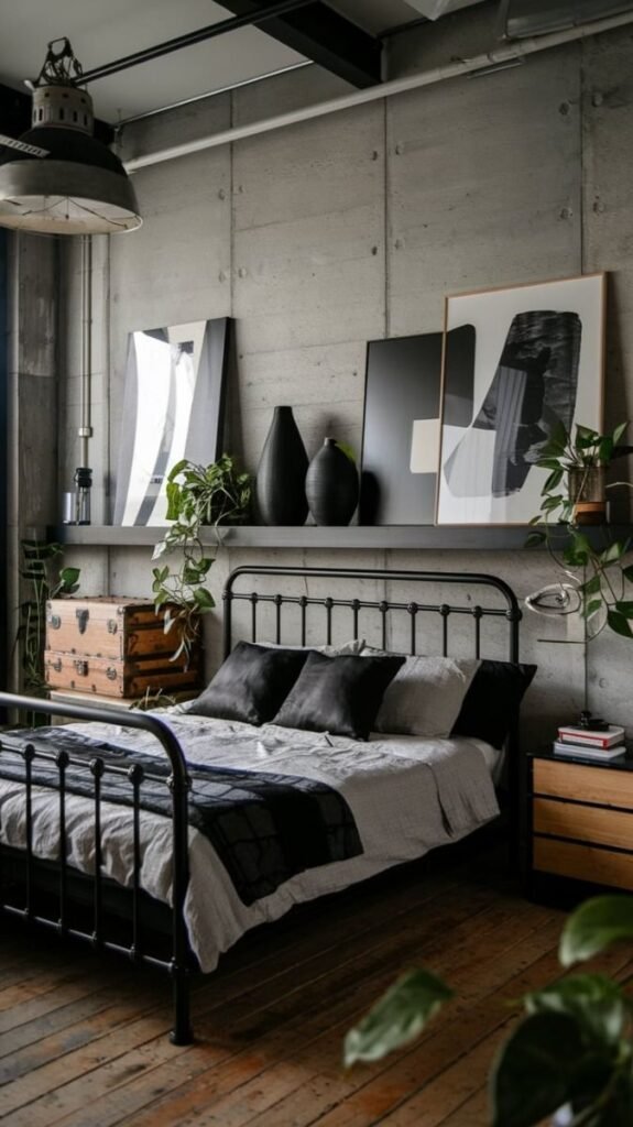 Chambre ado industriel mix and match boheme moderne