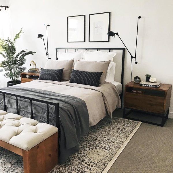 Chambre ado industriel mix and match vintage moderne industriel