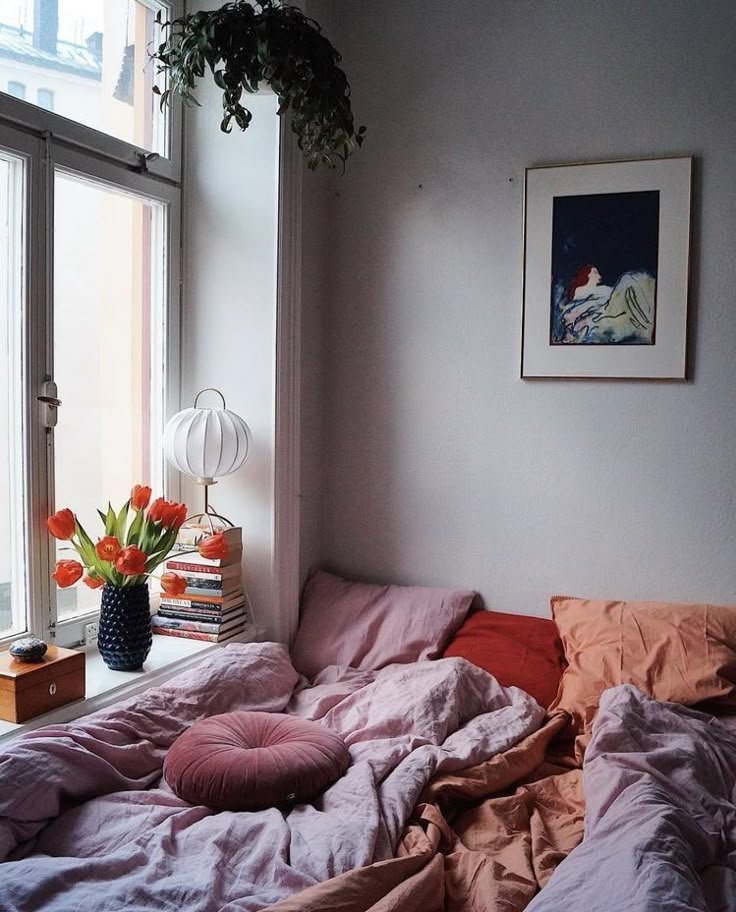 Chambre ado violette cocooning et aesthetic