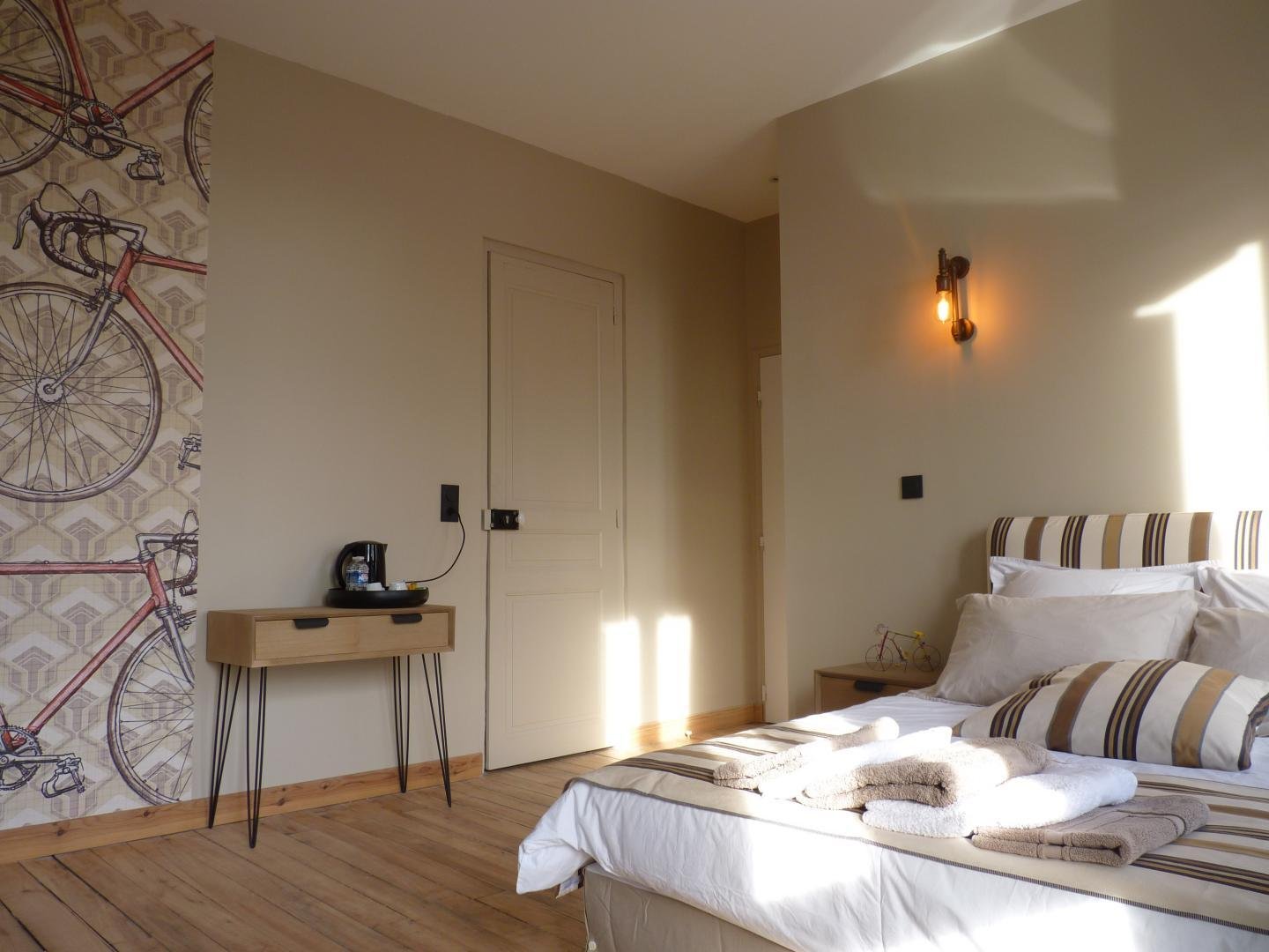 Chambre arnaud le rhino raye classique chic