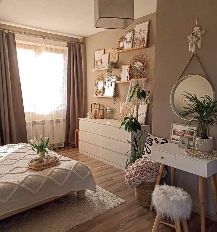 Comment décorer une chambre ado couleur taupe