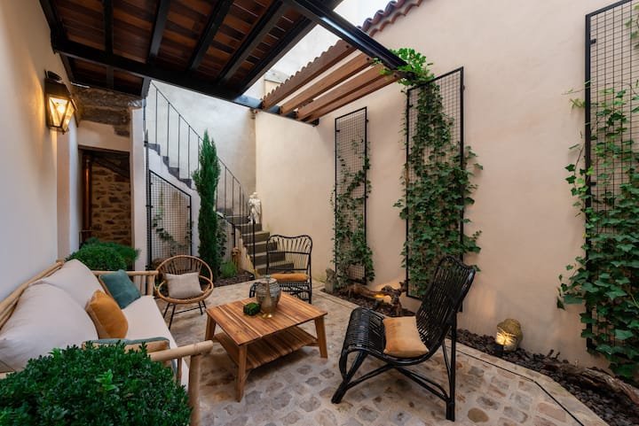 Terrasse de la location de vacances en duplex de Vichy_