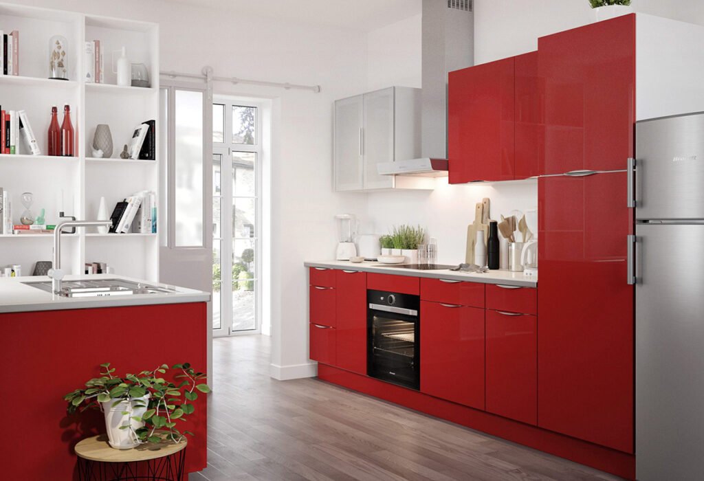 decoration-cuisine-rouge