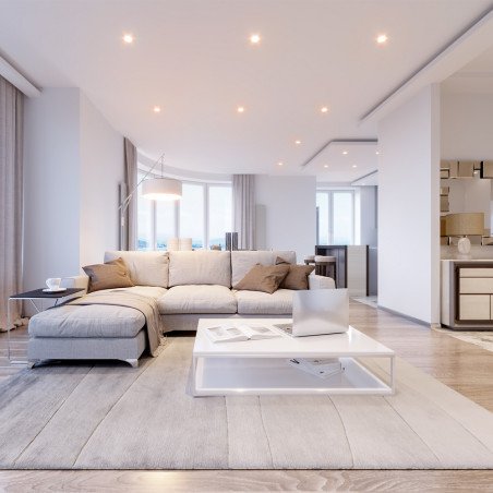 la peur de se lasser en deco les causes interieur blanc avec spots