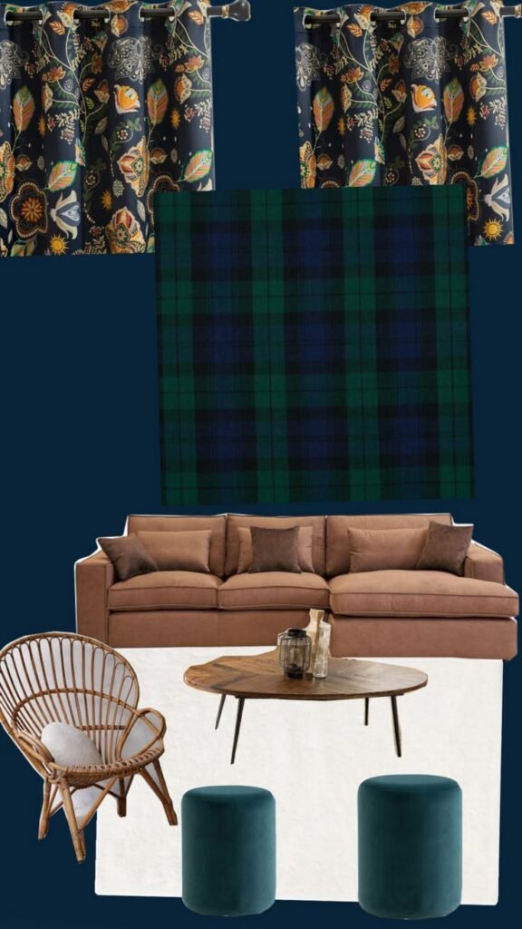 Exemple collage Pinterest couleurs deco