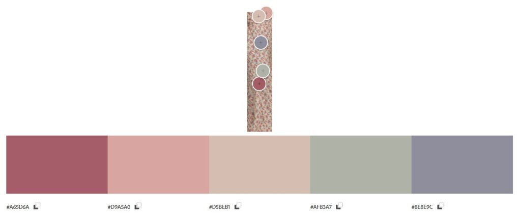 Harmonie de couleur pastels pour la deco inspiree robe a fleur